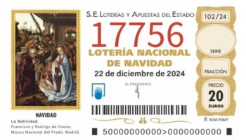 Décimo lotería Navidad